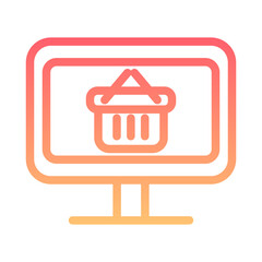 Online Shop Gradient Linear Style