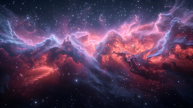galaxy in space for banner and background 