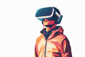 VR entertainment field Mixed Virtual Reality Goggles for Dream. Augmented reality Glasses Digital Adventures. Future Technology Virtual Reality Collaboration Headset Gadget and Visionary Wearable