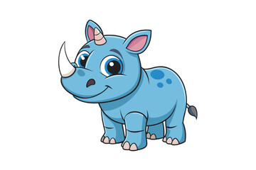 Obraz na płótnie Canvas Illustration of a rhinoceros
