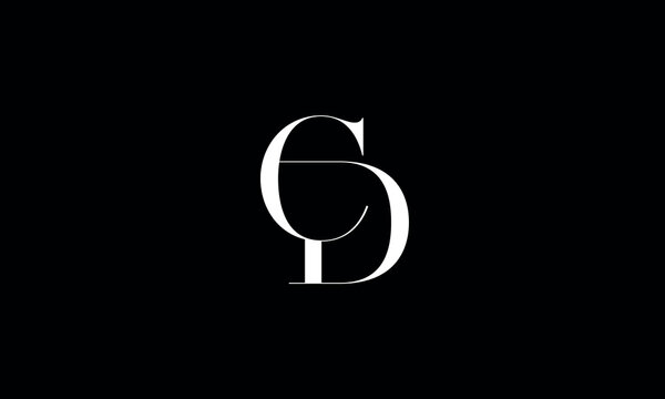 CD, DC, C, D, Abstract Letters Logo Monogram