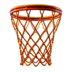 Obraz na płótnie Canvas basketball hoop isolated on transparent background ,generative ai