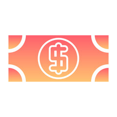 Money Flat Gradient Style