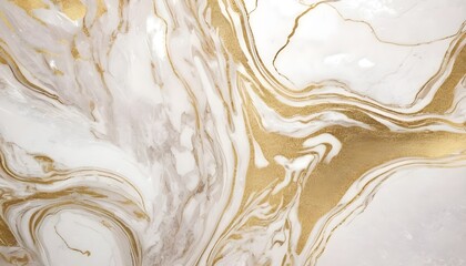 Liquid marble background with golden gloss texture - obrazy, fototapety, plakaty