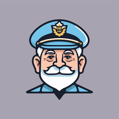 old military veteran icon vector