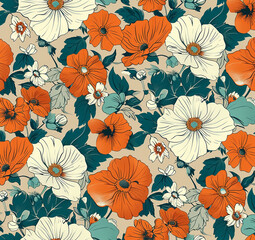 seamless floral background