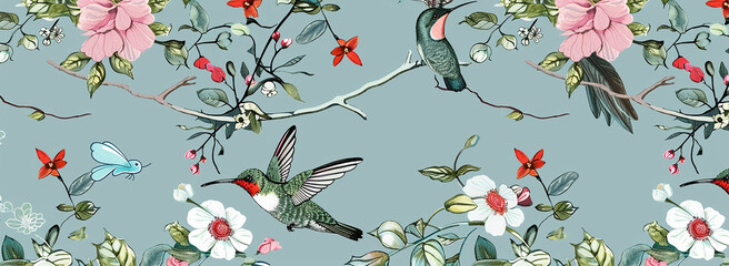 background with birds