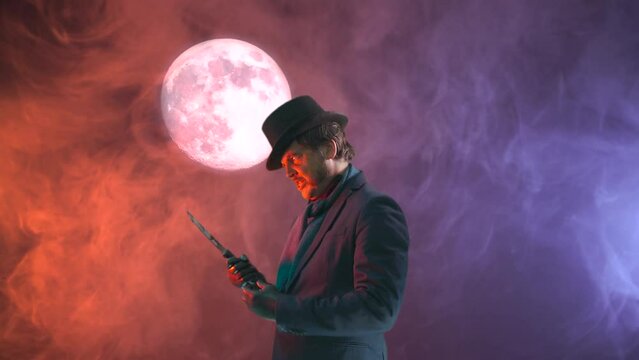 A maniac from 19th century England and London, Jack the Ripper