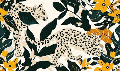 seamless leopard pattern