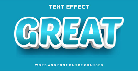 Great editable text effect