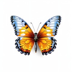Fototapeta premium butterfly on white background