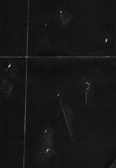 Grunge Black Paper Texture for backgrounds and overlays. High-Detailed, high-resolution real captured paper with folds, dust, scratches and dirt