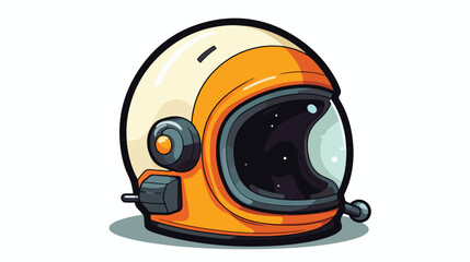 Space helmet Vector icon which is suitable