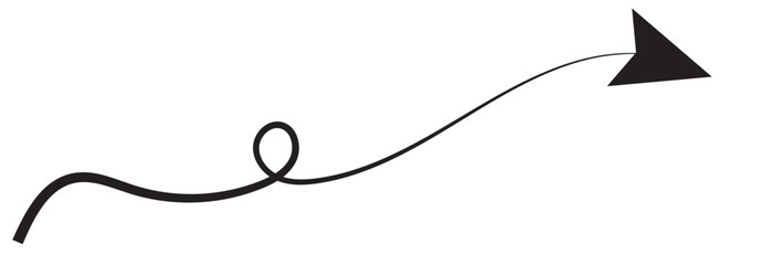 Elegant arrows set for business plan, presentation and education. Sign, Symbol, Hand drawn arrow collection