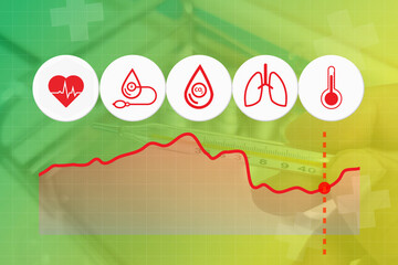  icon vital signs, blood pressure, cardiogram, clinic, doctor, electrocardiogram, 5 basic medical vital signs, vital signs monitoring, vital signs monitor,Health service concept and medical technology
