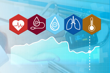  icon vital signs, blood pressure, cardiogram, clinic, doctor, electrocardiogram, 5 basic medical...