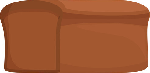 Wheat bread icon cartoon vector. Wheat cake. Machine industry product