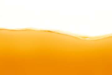 The surface of the orange water ripples looks like beer.	