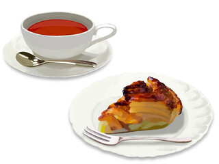 アップルパイ（紅茶セット）