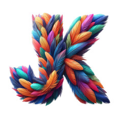 Fototapeta premium Isolated 3D Letter on a Clear PNG Canvas Generative AI