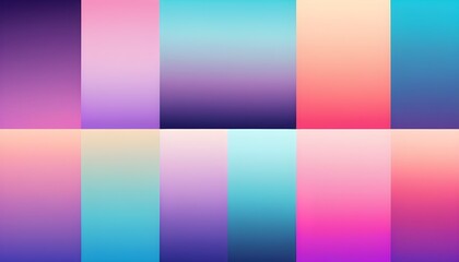 A diverse range of gradient backgrounds, each with its own unique style and rendering - from bold and vibrant to soft and dreamy, there's something for every taste and preference.