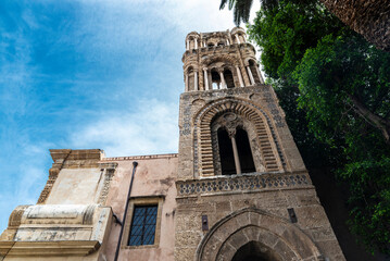 Fototapeta na wymiar Church of Santa Maria dell Ammiraglio, Palermo, Sicily, Italy