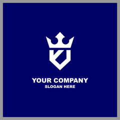 creative logo KV ,premium vector
