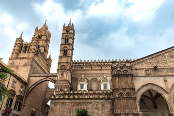 Foto op Plexiglas Palermo Cathedral in Palermo, Sicily, Italy © jordi2r