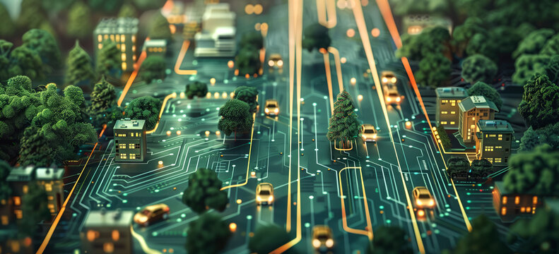 Smartcity, society 5.0, communication technology, Autonomous roads, intelligent transport, metropolitan IT development, digital infrastructure development abstract concept.