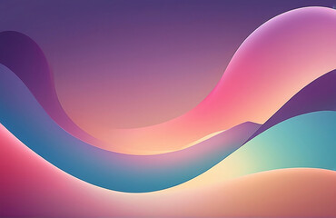 Fluid Gradient Background with Space for Text