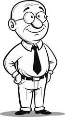 The Intrepid Man Fearless Posture in Vector Form