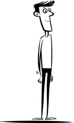 The Pensive Man Reflective Stance in Vector Form