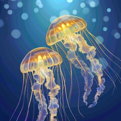 Jellyfish Vector Illustration