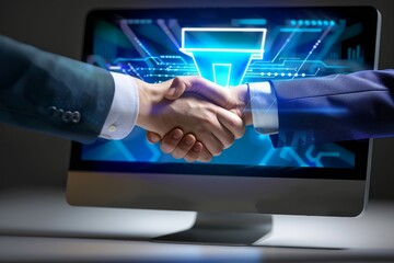 Virtual Handshake: Global Partnerships in the Digital Age