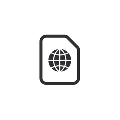 Passport icon. Profile icon. Id card. Identification card icon. Personal document. Business card sign. Id passport. Worker's pass. Globe icon. World symbol. International document. Global file. Data