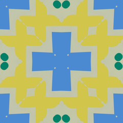 pattern with cross
