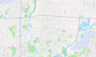 Huber Heights Ohio Map, Detailed Map of Huber Heights Ohio