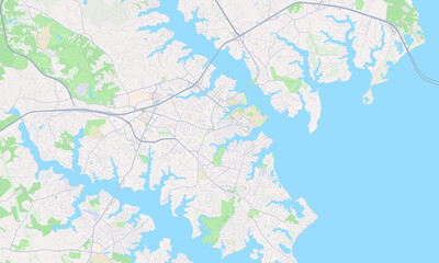 Annapolis Maryland Map, Detailed Map of Annapolis Maryland