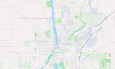 Beloit Wisconsin Map, Detailed Map of Beloit Wisconsin