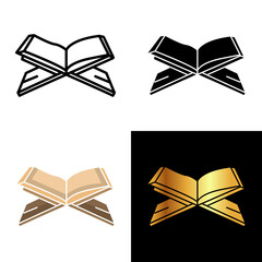 Quran icon. This symbolic representation pays homage to the sacred text of Islam, embodying wisdom, guidance, and divine inspiration.