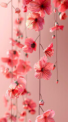 Obraz premium Captivating Floral Splendor: Nature's Exquisite Beauty in Vibrant Botanical Photography created with Generative AI technology