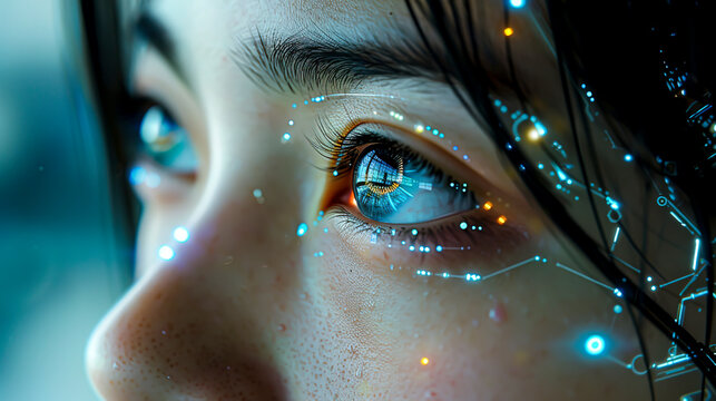 The Dawn of Cybernetics: Embracing AI in the Digital Era created with Generative AI technology