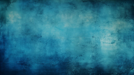 Fototapeta na wymiar Abstract grunge artwork with blue tones in a contemporary style