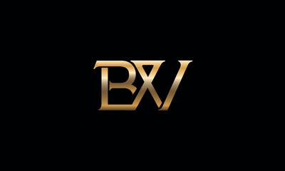 BW, WB, B, W, Abstract Letters Logo Monogram