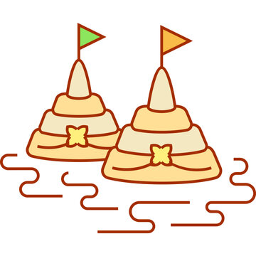 recommend clip art: sand pagoda songkran traditional filled outline icon for decoration, website, web, mobile app, printing, banner, logo, poster design, etc.
                    