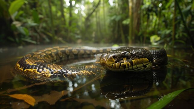 Wonderful images of the green and rainy Amazon jungle.