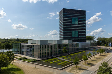 Utrecht, the Netherlands. 2 December 2023. Rijkswaterstaat building. Headquarters of the Directorate-General for Public Works and Water Management