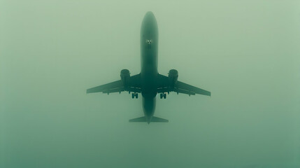 Airplane  - bad weather landing