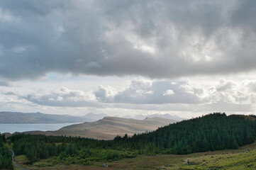 Fototapeta premium Ile de Skye, Ecosse, Old Man of Storr,
