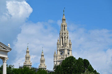 Town hall on Ringstrasse in Vienna